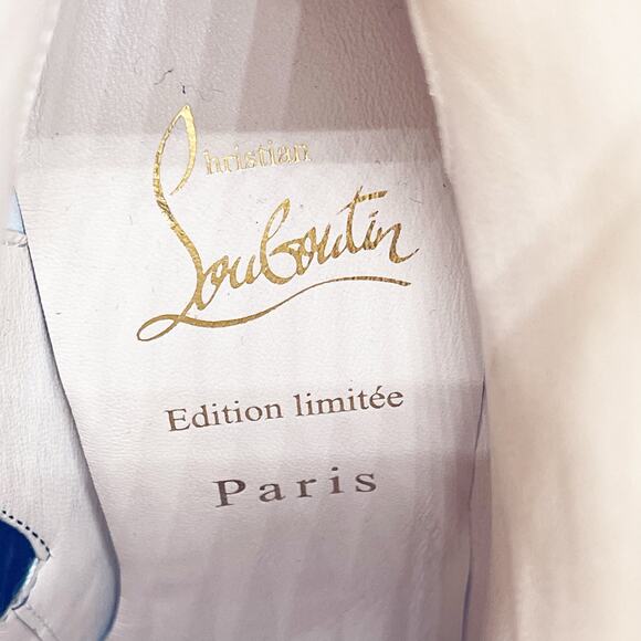 New Christian Louboutin Condora Strass Rainbow Crystal Heeled Ankle Boots EU 36 - Picture 11 of 14